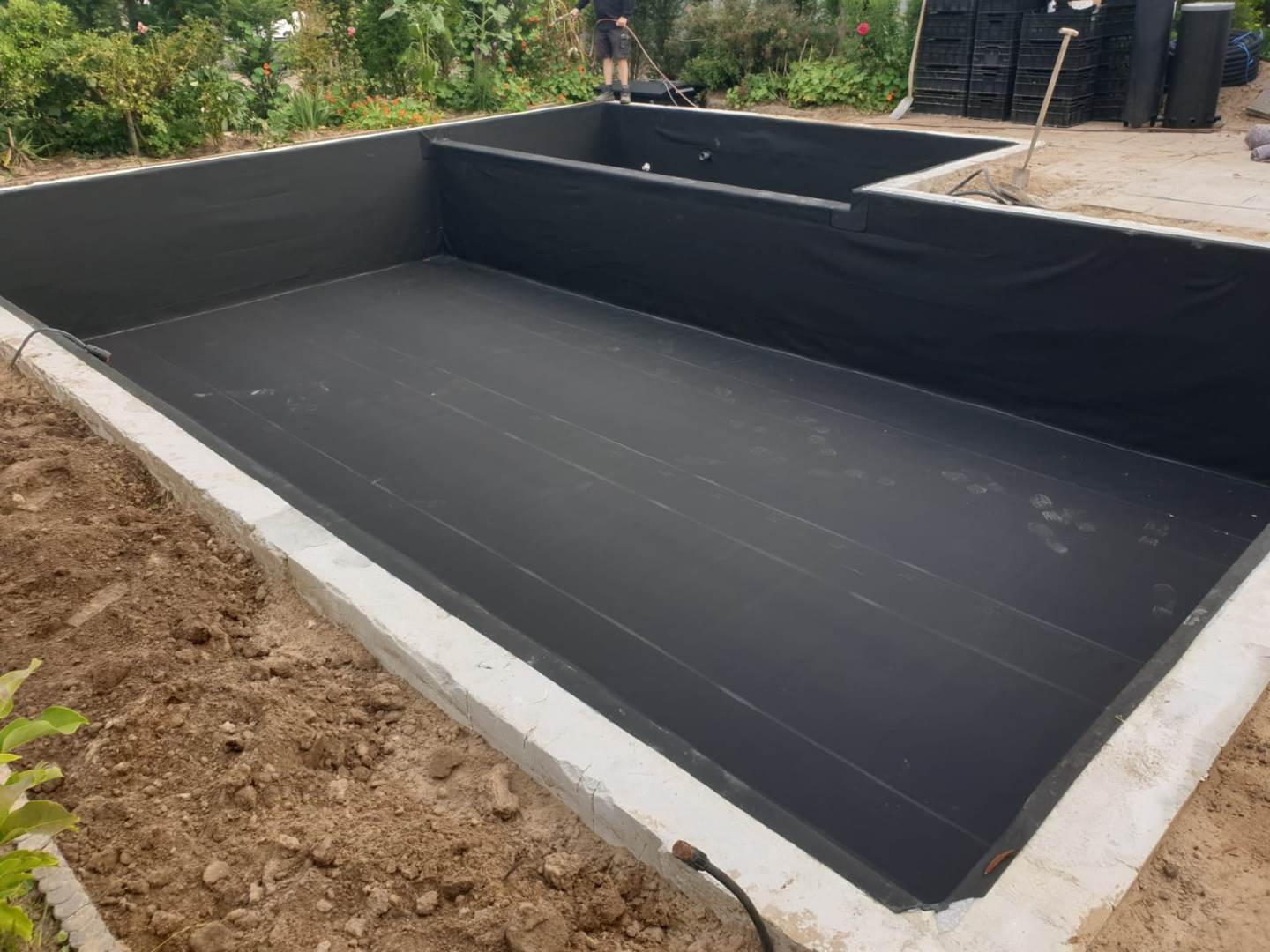 Pompopstelling voor watercirculatie