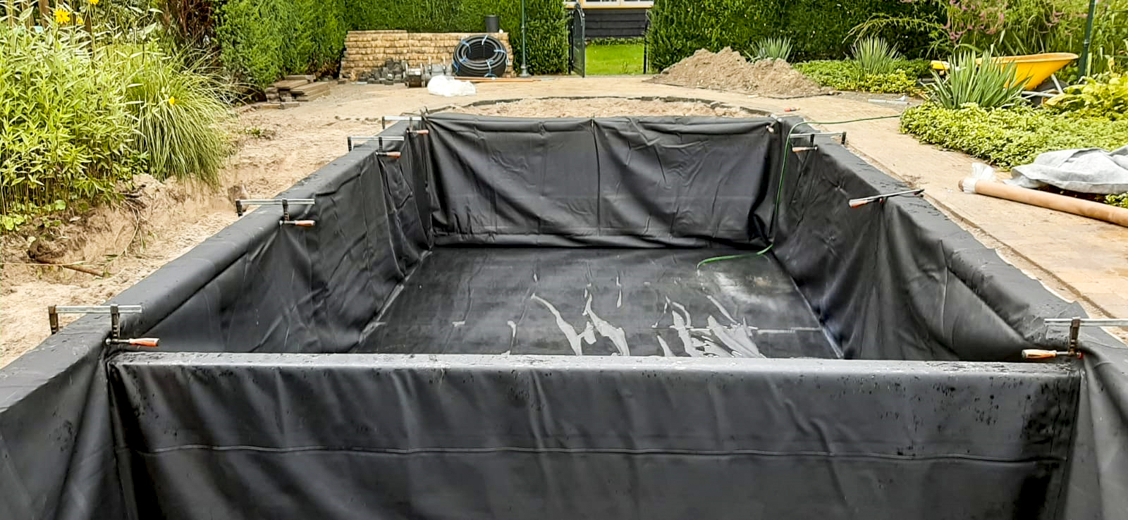 Zwembad ombouw zwemvijver Hulshorst